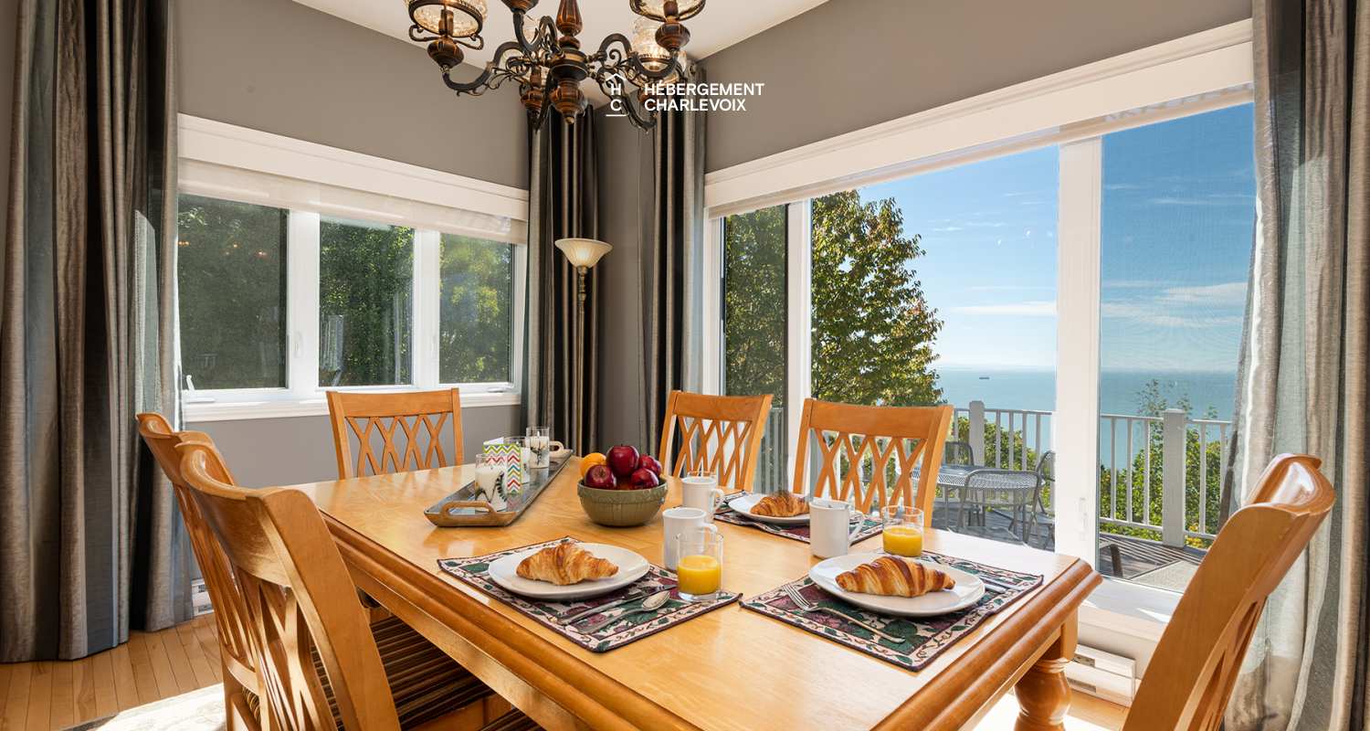 CEL-5 - Résidence chaleureuse avec vue spectaculaire sur le St-Laurent